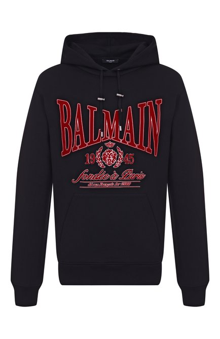 Мужской хлопковое худи BALMAIN, арт. FH0JT047/GF25