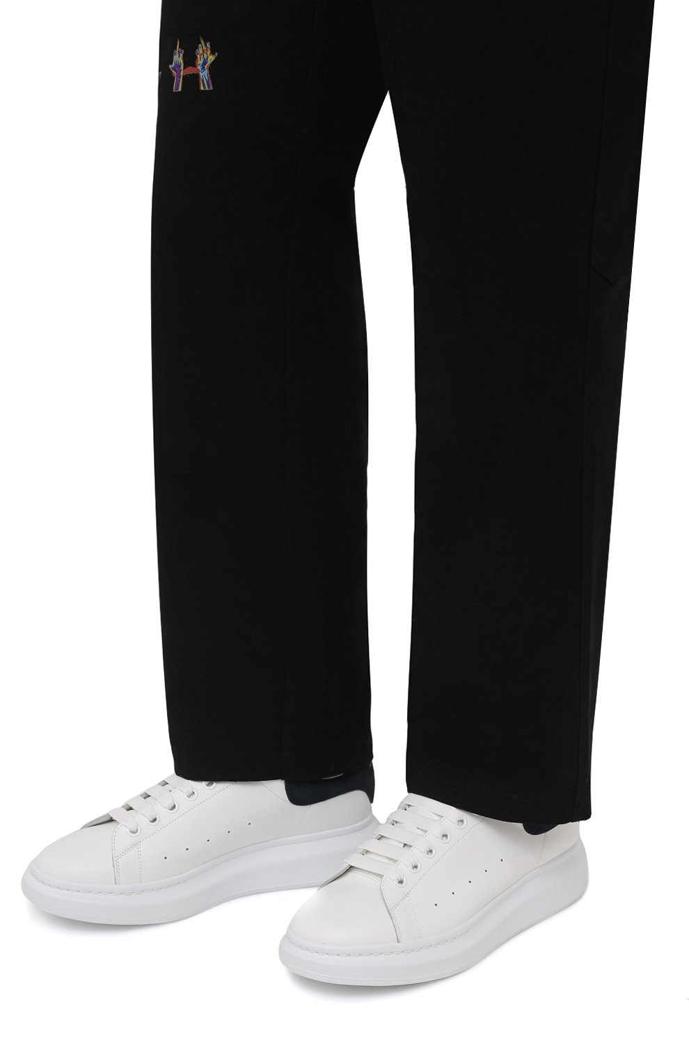 Кожаные кеды oversized ALEXANDER MCQUEEN, арт. 553680/WHGP7, фото 3