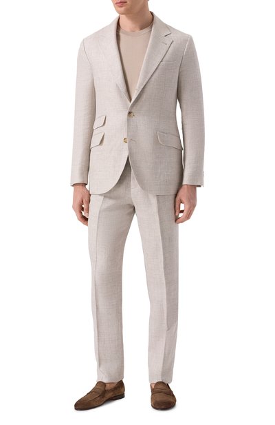Костюм изо льна и шерсти BRUNELLO CUCINELLI, арт. MW482LDWH, фото 2