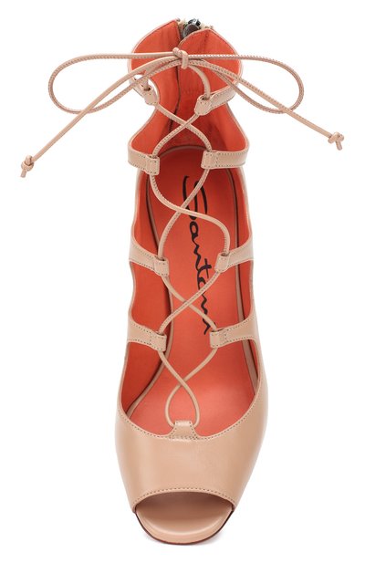 Кожаные босоножки SANTONI, арт. WHMC58642HI2CSZAP29, фото 5