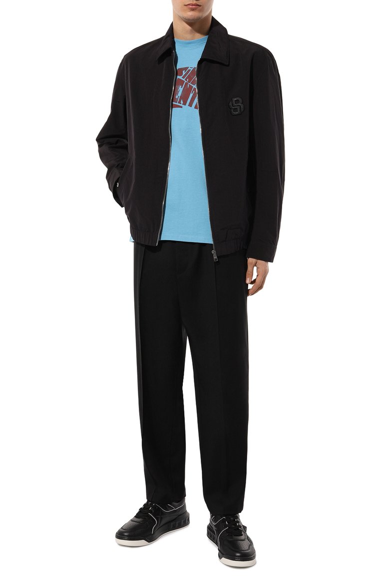 Кожаные кеды one stud VALENTINO, арт. 3Y2S0E71NWN, фото 2