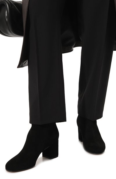 Замшевые ботильоны GIANVITO ROSSI, арт. G73025.60RIC.CMFNENE, фото 3