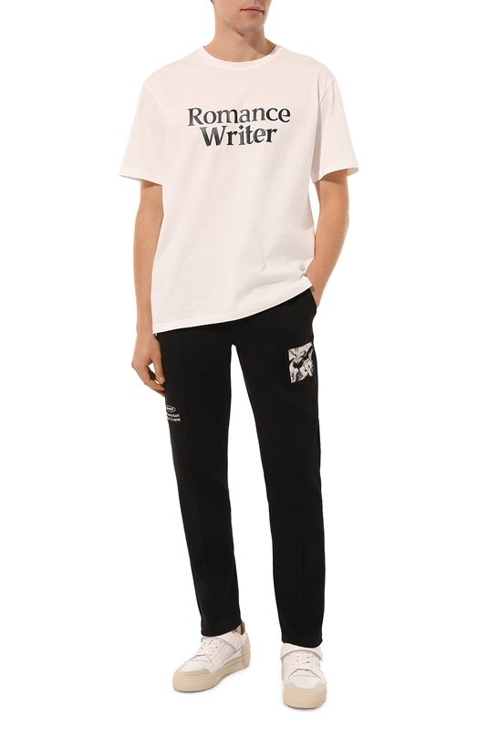 Хлопковая футболка Tee Library Кремовый, фото 2