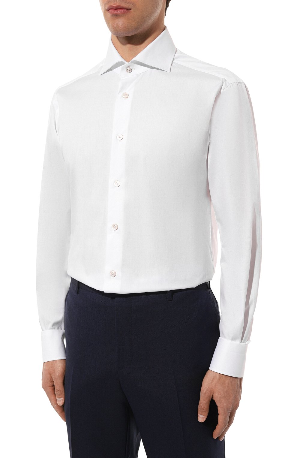 Хлопковая сорочка KITON, арт. UCCH08884, фото 4