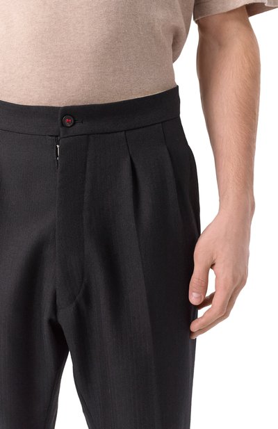 Шерстяные брюки MAISON MARGIELA, арт. SI1KA0010/S60307, фото 5