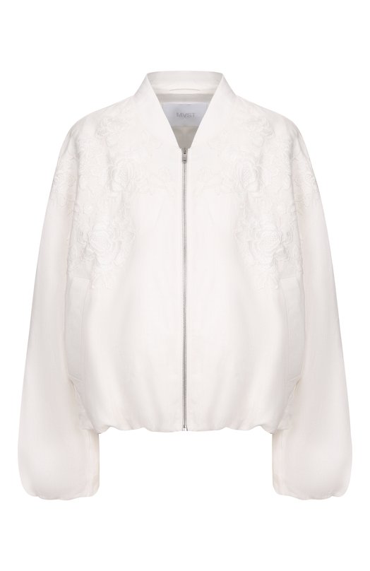 Льняной бомбер MVST M26.2PW.J902/ZEG1656 Белый M26.2PW.J902/ZEG1656