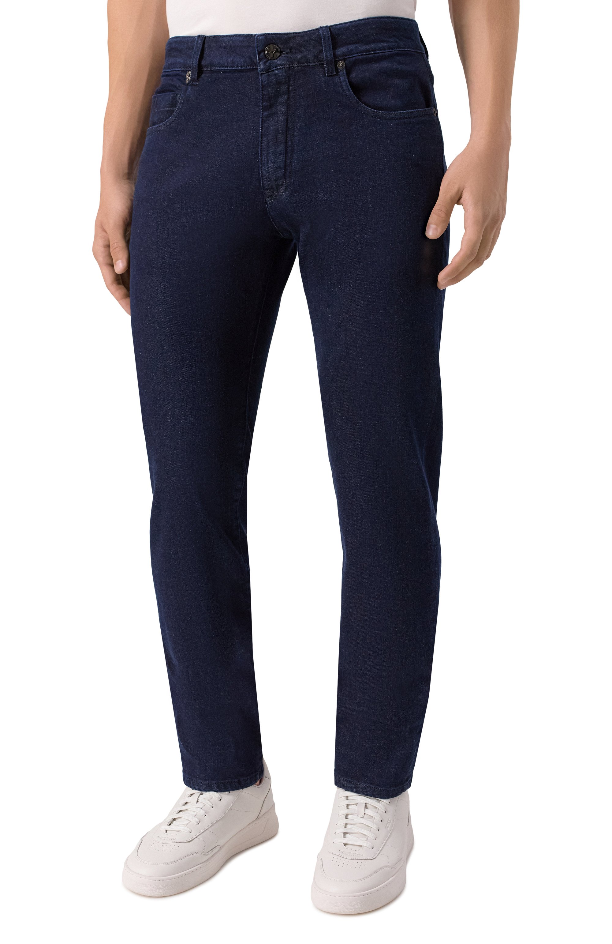 Джинсы slim PAUL&SHARK темно-синего цвета по цене 39900 руб., арт. 15314101_001, фото 3 Джинсы slim PAUL&SHARK, арт. 15314101_001, фото 3