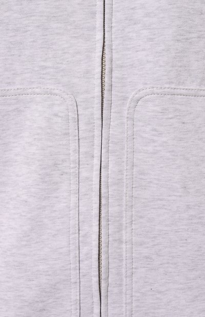 Хлопковый жилет BRUNELLO CUCINELLI светло-серого цвета по цене 84750 руб., арт. M0T35B2281, фото 5 Хлопковый жилет BRUNELLO CUCINELLI, арт. M0T35B2281, фото 5