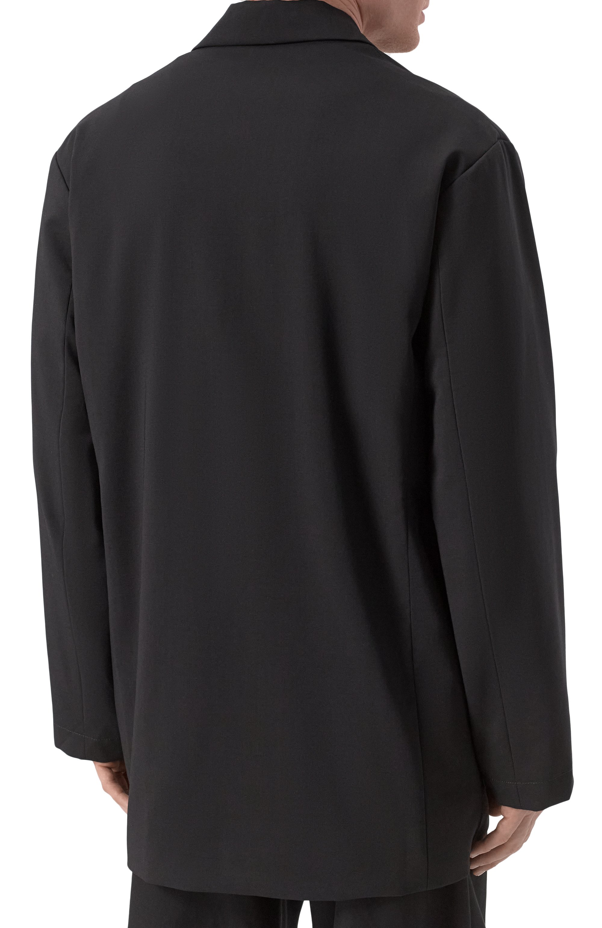 Однобортный пиджак ANDREA YA'AQOV черного цвета по цене 87550 руб., арт. 25MITH40, фото 6 Однобортный пиджак ANDREA YA'AQOV, арт. 25MITH40, фото 6