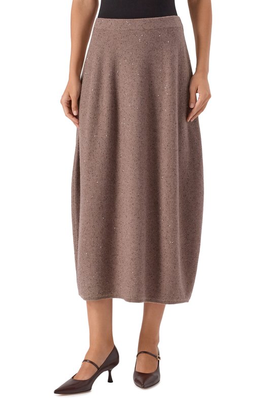 Юбка из шерсти и кашемира Antonelli Firenze 41621P/01725 Бежевый  41621P/01725 Фото 3