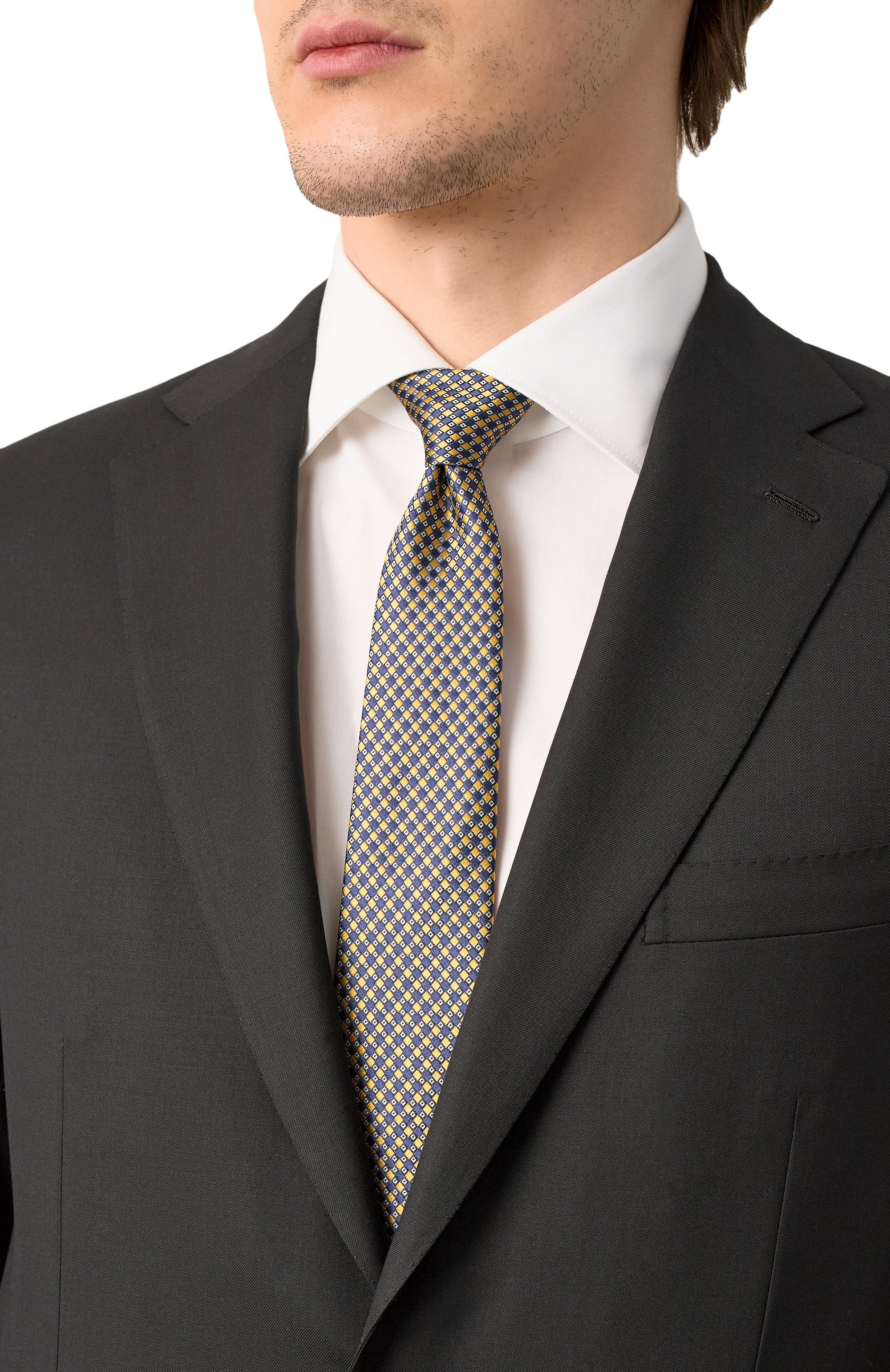 Шелковый галстук CANALI, арт. 18/HJ04236, фото 2