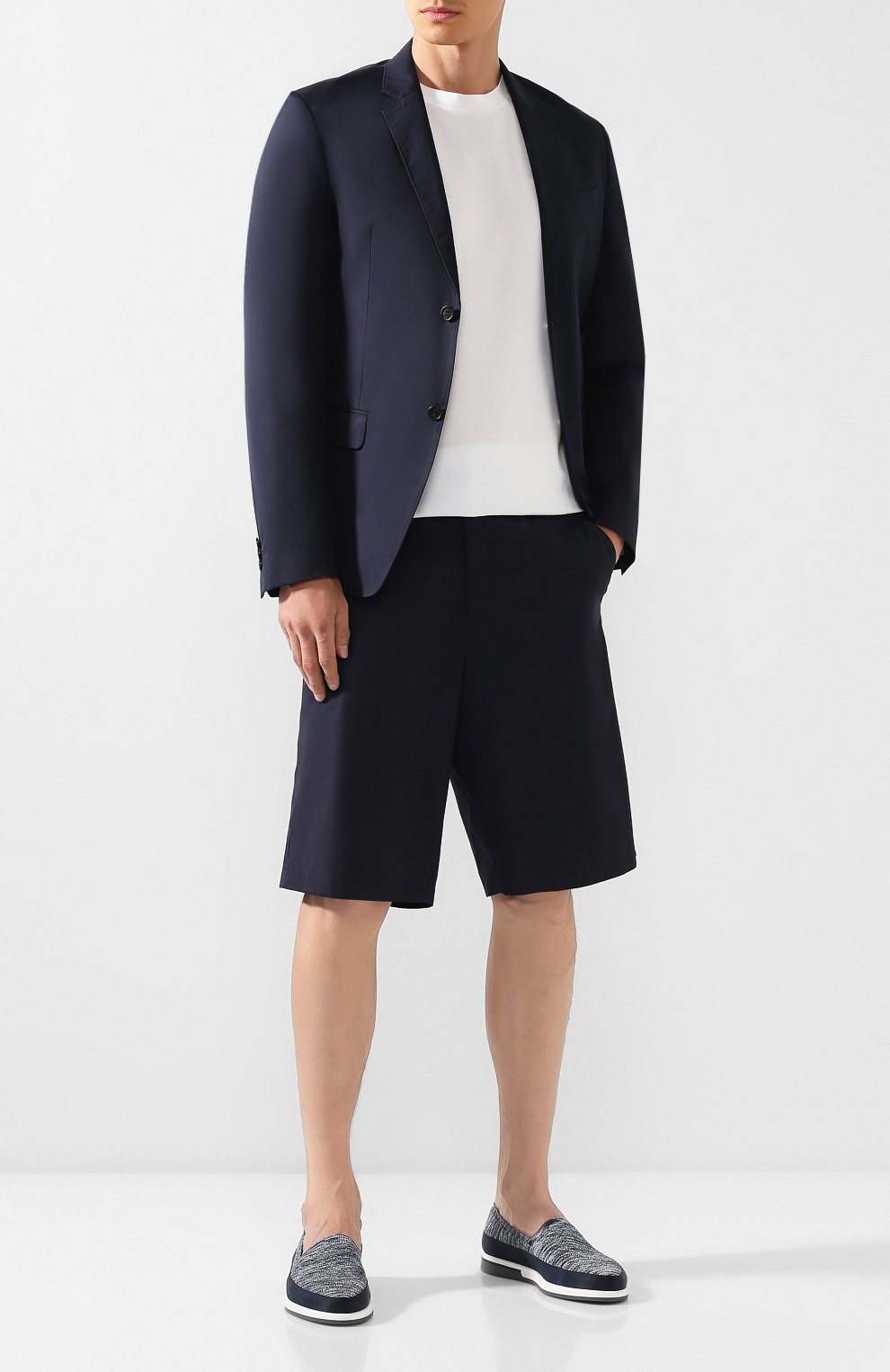 Хлопковый пиджак PRADA, арт. SD089-1P4T-F0124, фото 2