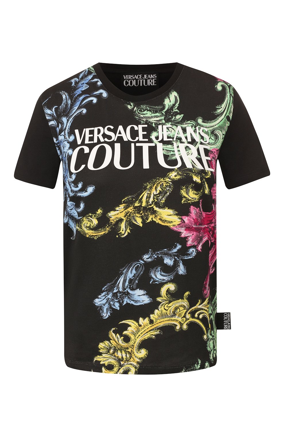 Хлопковая футболка VERSACE JEANS COUTURE, арт. B2HUB7M3-UDM613 62/30288, фото 1