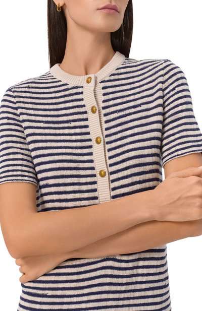 Платье из хлопка и вискозы ZADIG AND VOLTAIRE, арт. KWDR01189, фото 5