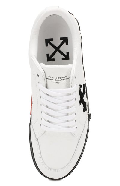 Кожаные кеды vulcanized OFF-WHITE, арт. 0MIA085F19D680010110, фото 5