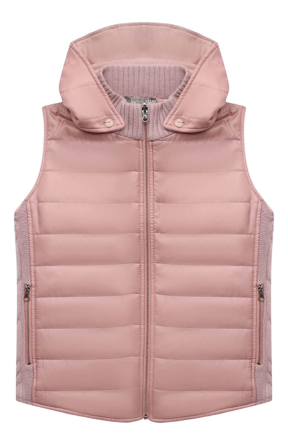 Двусторонний жилет с капюшоном GIORGETTI CASHMERE, арт. MB1370/8A-14A, фото 1