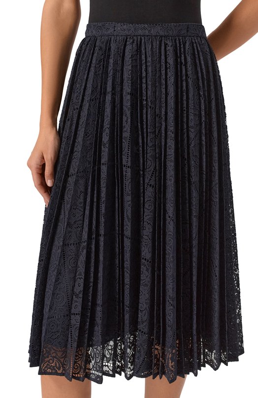 Плиссированная юбка Max Mara Studio LEANDR0 Синий  LEANDR0 Фото 5
