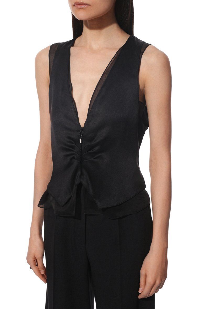 Шелковый топ GIORGIO ARMANI, арт. 2SHCC02B/T037N, фото 1