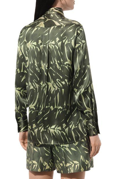 Атласная блузка KITON, арт. D55442K0978C, фото 4