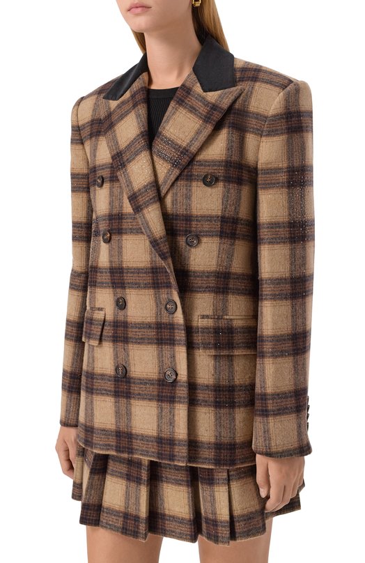 Шерстяной жакет Giuseppe di Morabito 05FWJA112C 05302 Бежевый  05FWJA112C 05302 Фото 3