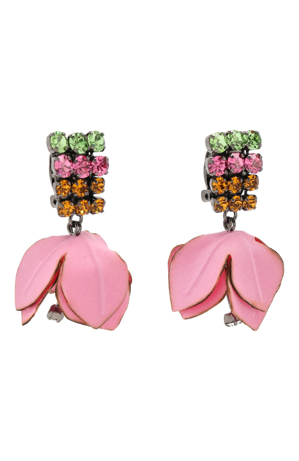 Серьги-клипсы с текстильными подвесками MARNI, арт. 0RMVW09A00/T2000, фото 2