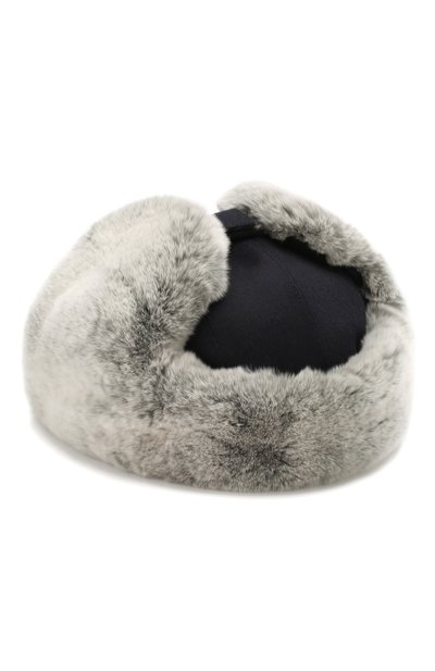 Кашемировая шапка с мехом кролика ZEGNA, арт. Z6I22/B2H, фото 2