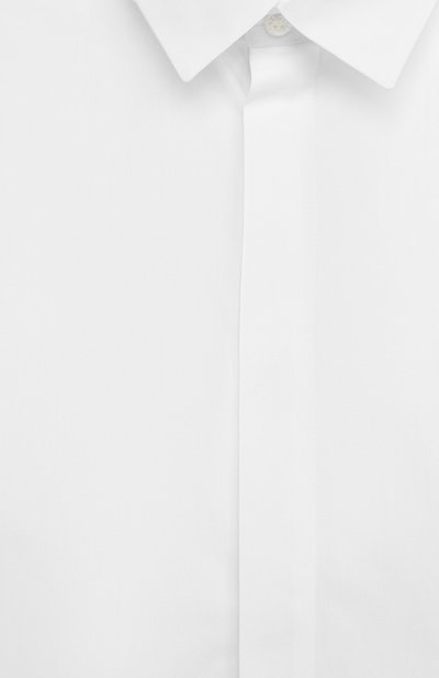 Хлопковая рубашка FENDI белого цвета по цене 36450 руб., арт. JMC116/A31W/8A-12+, фото 3 Хлопковая рубашка FENDI, арт. JMC116/A31W/8A-12+, фото 3