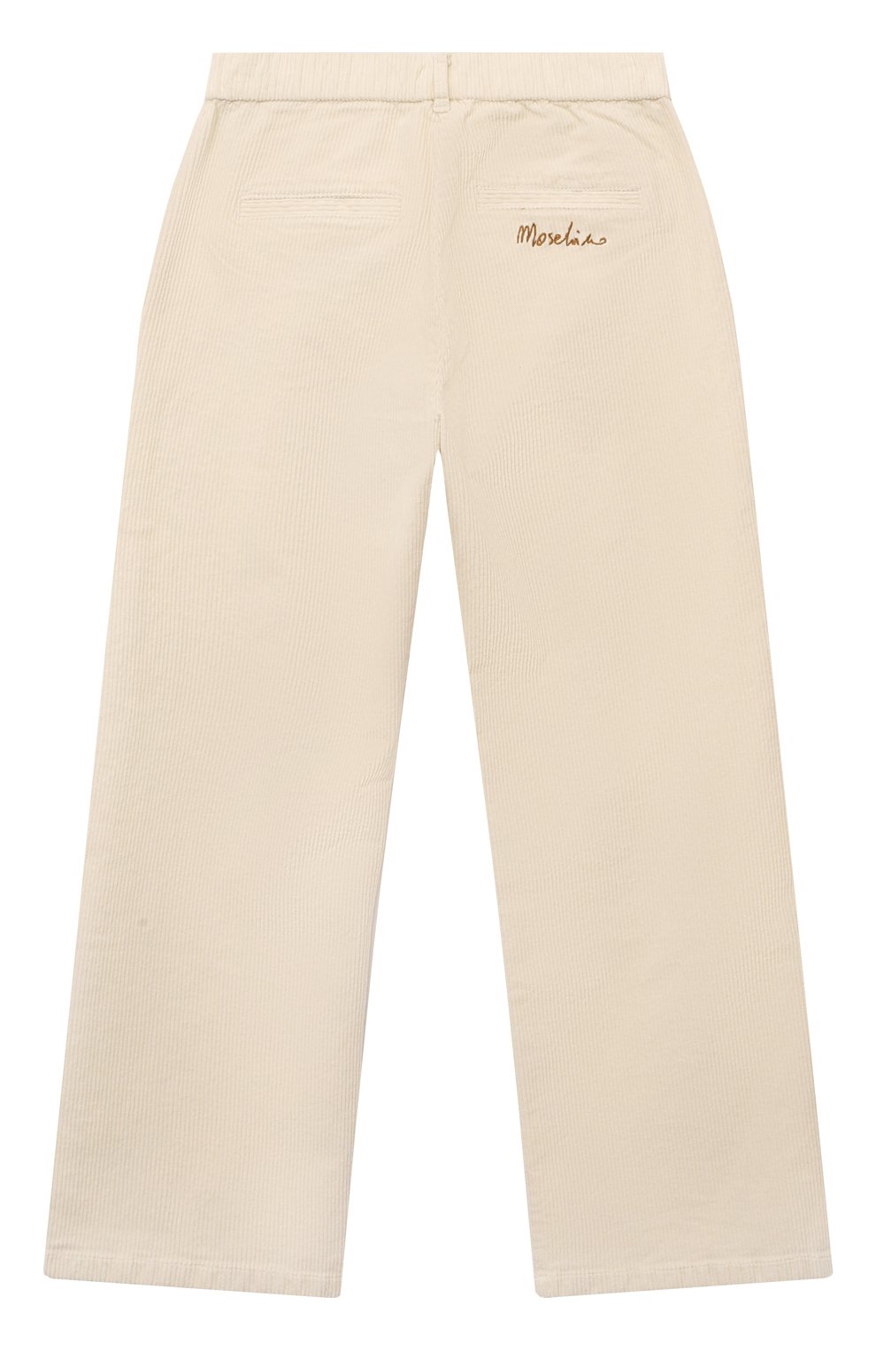 Вельветовые брюки MOSCHINO кремового цвета по цене 19100 руб., арт. HDP05W/LVC01/10-14, фото 2 Вельветовые брюки MOSCHINO, арт. HDP05W/LVC01/10-14, фото 2