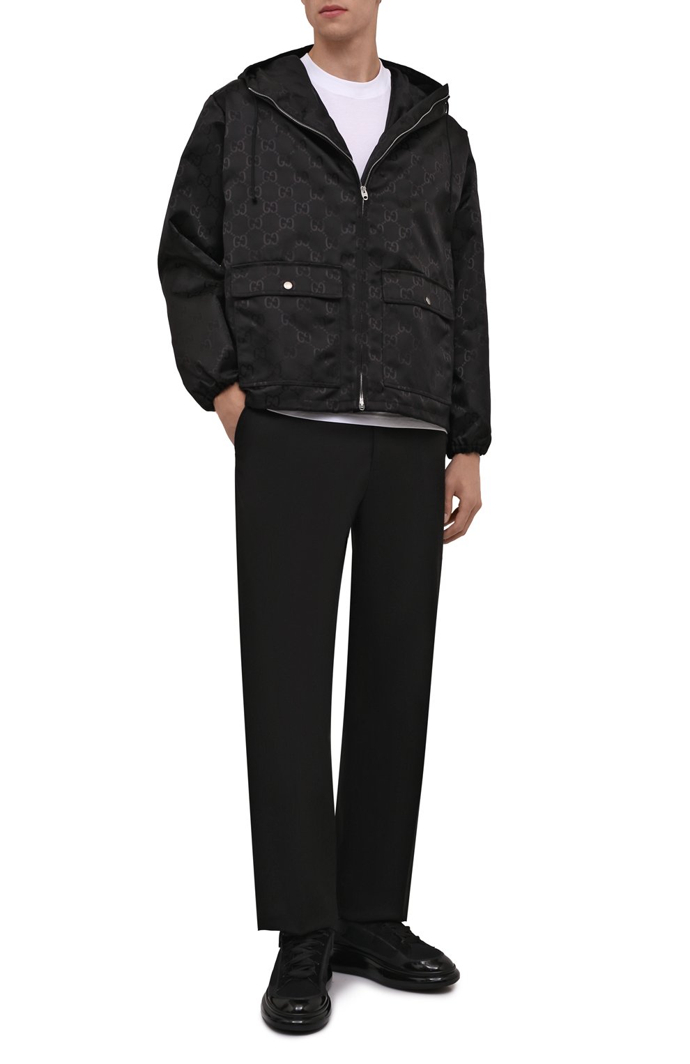 Комбинированные кеды ALEXANDER MCQUEEN, арт. 667826/W4QE1, фото 2