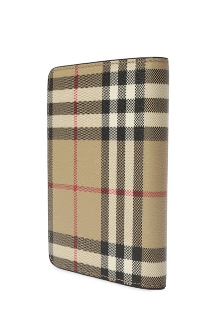Женские обложка для паспорта BURBERRY бежевого цвета, арт. 8094441 | Фото 2 (Нос: Не проставлено; Материал сплава: Проставлено; Материал: Текстиль, Пластик)