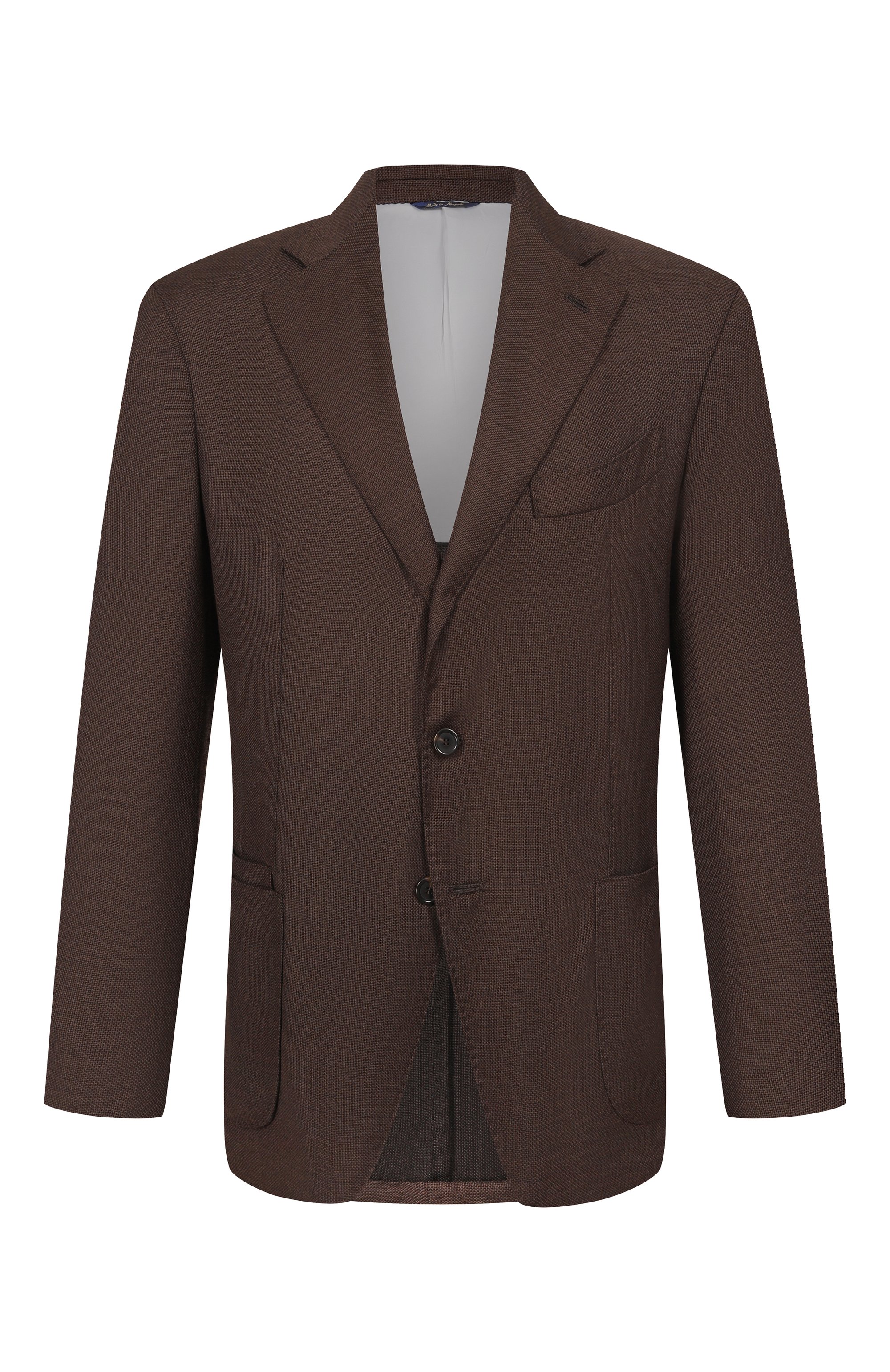 Шерстяной пиджак ANDREA CAMPAGNA, арт. SALINA C0N SPALLINA BASSA/T26123, фото 1