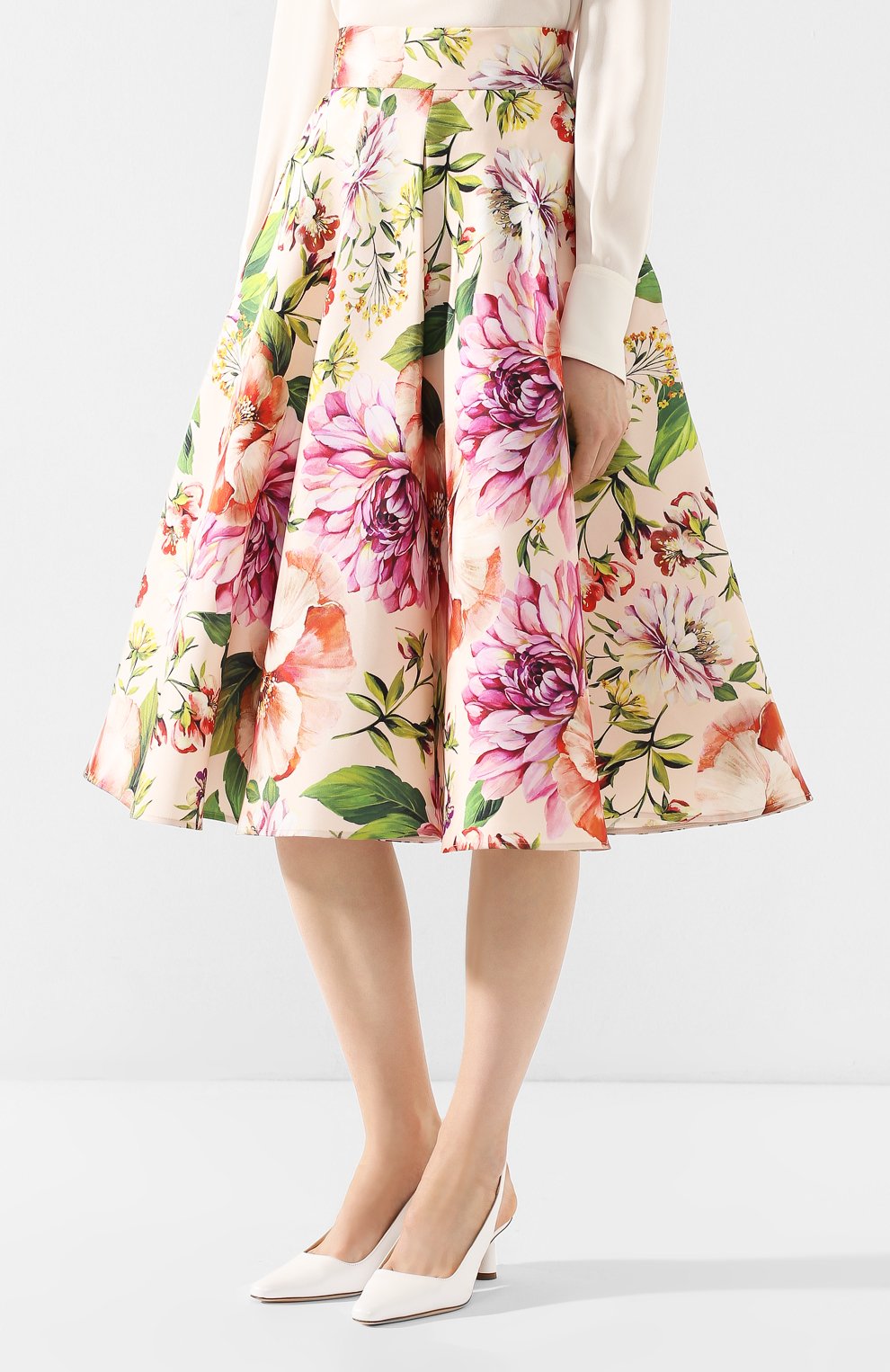 Шелковая юбка DOLCE & GABBANA, арт. F4BR4T/IS1AE, фото 3