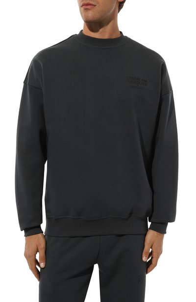 Хлопковый свитшот COMME DES FUCKDOWN темно-серого цвета по цене 11100 руб., арт. CFABM01326, фото 3 Хлопковый свитшот COMME DES FUCKDOWN, арт. CFABM01326, фото 3