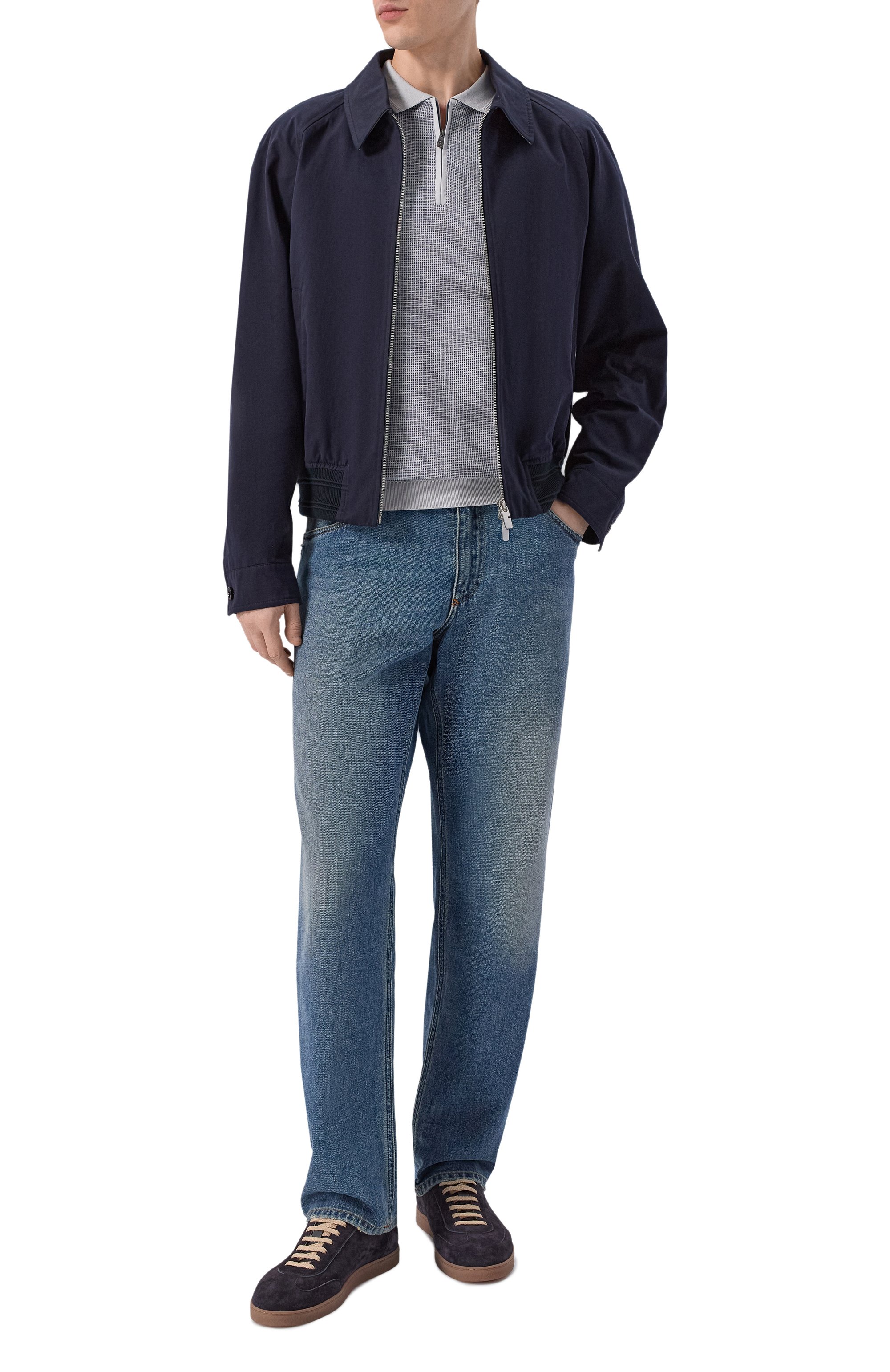 Хлопковое поло CORNELIANI, арт. 27G512/2725033, фото 2