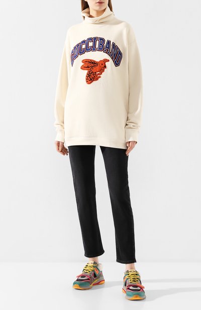 Хлопковый свитшот GUCCI, арт. 598875/XJCCE, фото 2