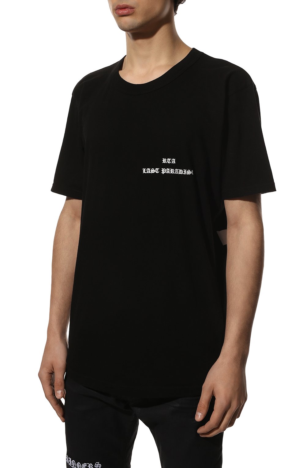 Хлопковая футболка RTA, арт. MH21-A830-7166BTRIS, фото 3