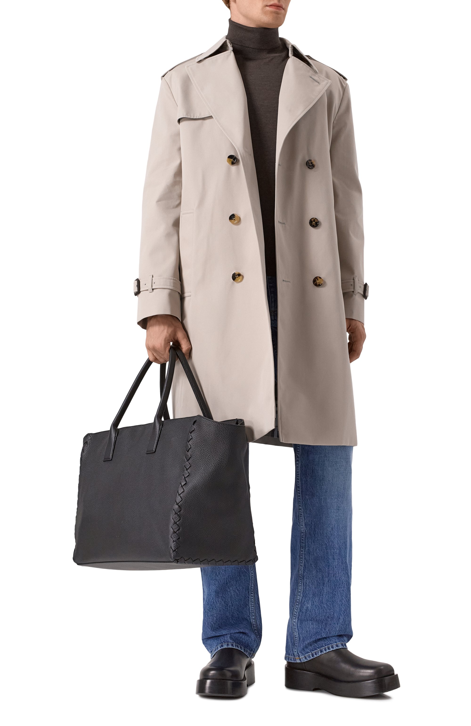 Сумка-тоут cabat large BOTTEGA VENETA, арт. 806465/V4FW1, фото 7