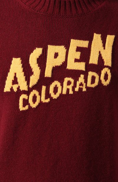 Шерстяной свитер с принтом MONCLER, арт. D2-091-90349-00-959A8, фото 5