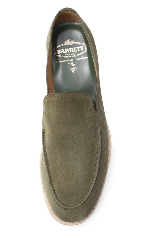 Замшевые эспадрильи Barrett 231U012.28/LIGHT CASHEMERE Хаки  231U012.28/LIGHT CASHEMERE Фото 5