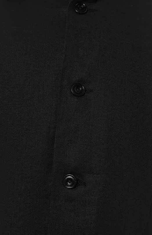 Льняная рубашка Kiton UMCLUCAH08838 Чёрный  UMCLUCAH08838 Фото 5