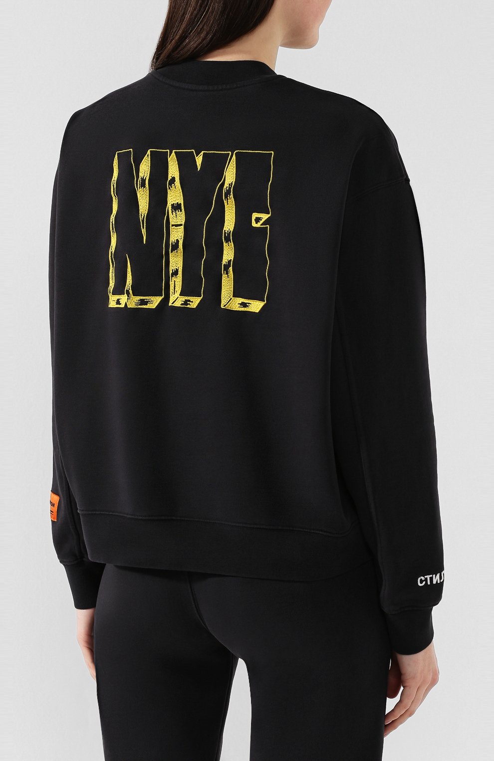 Хлопковый свитшот HERON PRESTON, арт. HWBA003R208090141088, фото 4