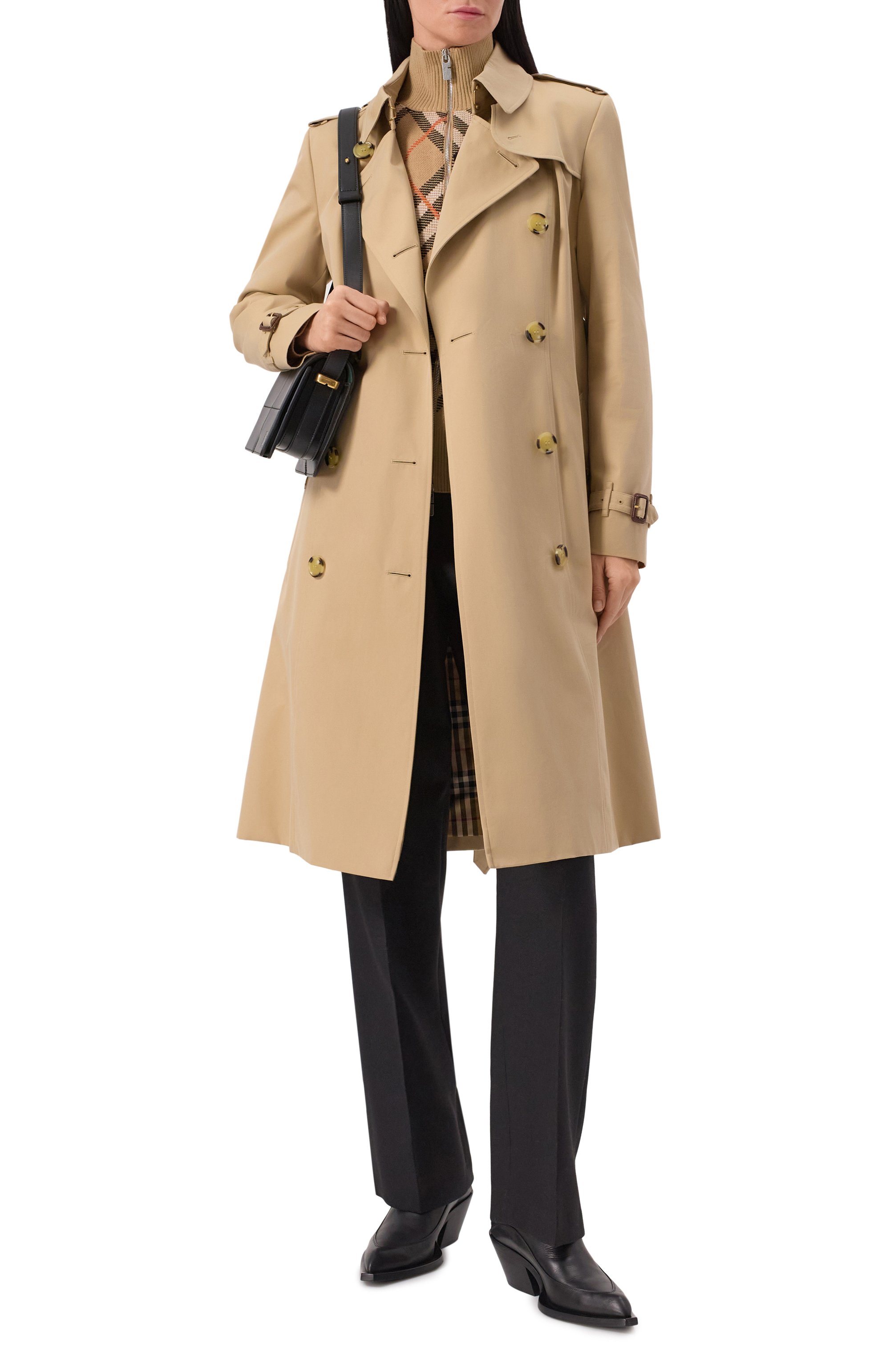 Хлопковый тренч BURBERRY, арт. 8079407, фото 2