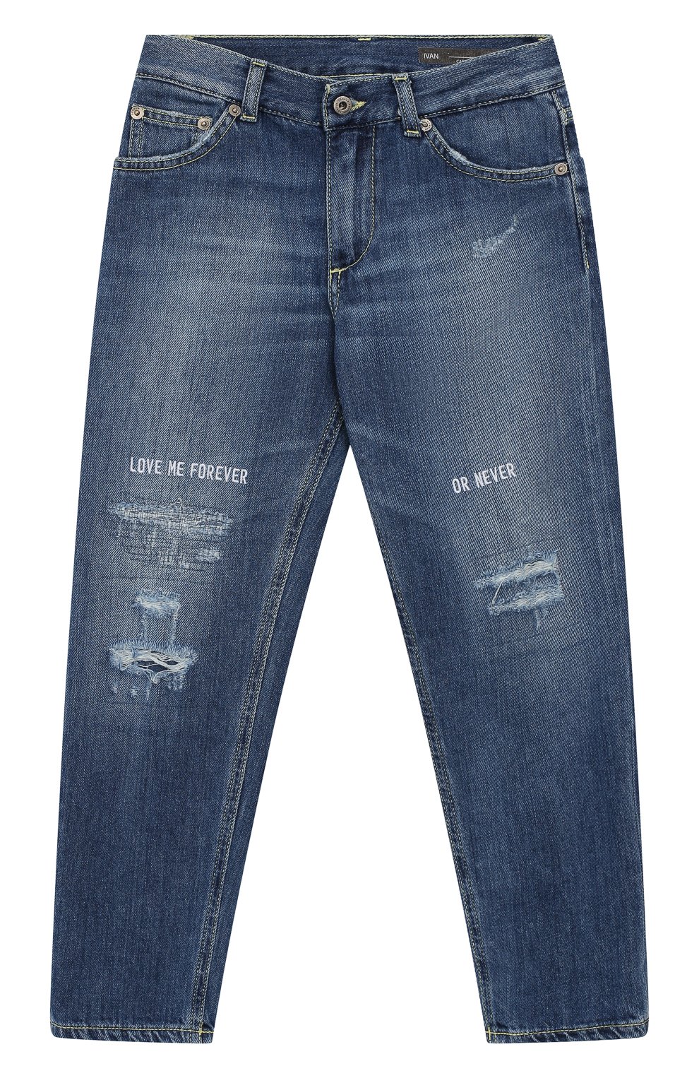 Джинсы с потертостями DONDUP, арт. BP220R/DF0228B/V74, фото 1