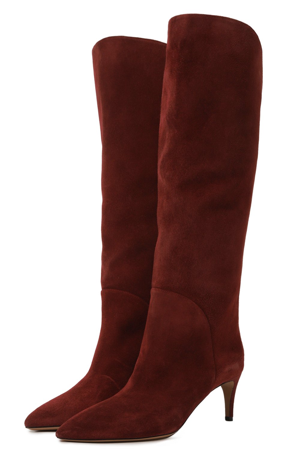 Замшевые сапоги gaia 60 PARIS TEXAS бордового цвета по цене 105000 руб., арт. PX1489/XV003, фото 1 Замшевые сапоги gaia 60 PARIS TEXAS, арт. PX1489/XV003, фото 1