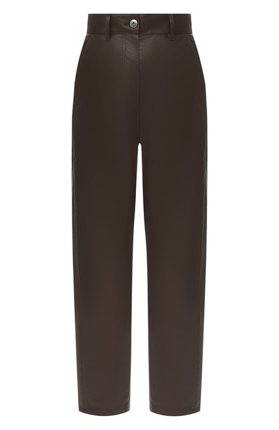Женские кожаные брюки BRUNELLO CUCINELLI, арт. MPNBGP7425