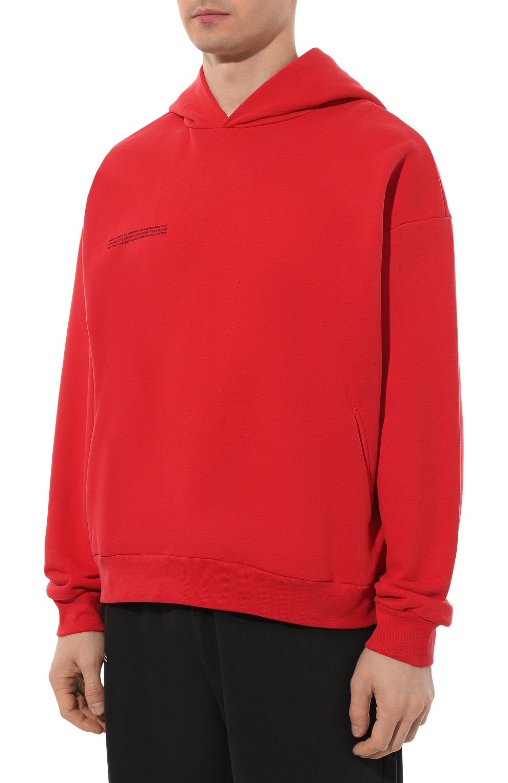 Хлопковое худи PANGAIA красного цвета по цене 20750 руб., арт. ORGANIC COTTON HOODIE, фото 7 Хлопковое худи PANGAIA, арт. ORGANIC COTTON HOODIE, фото 7