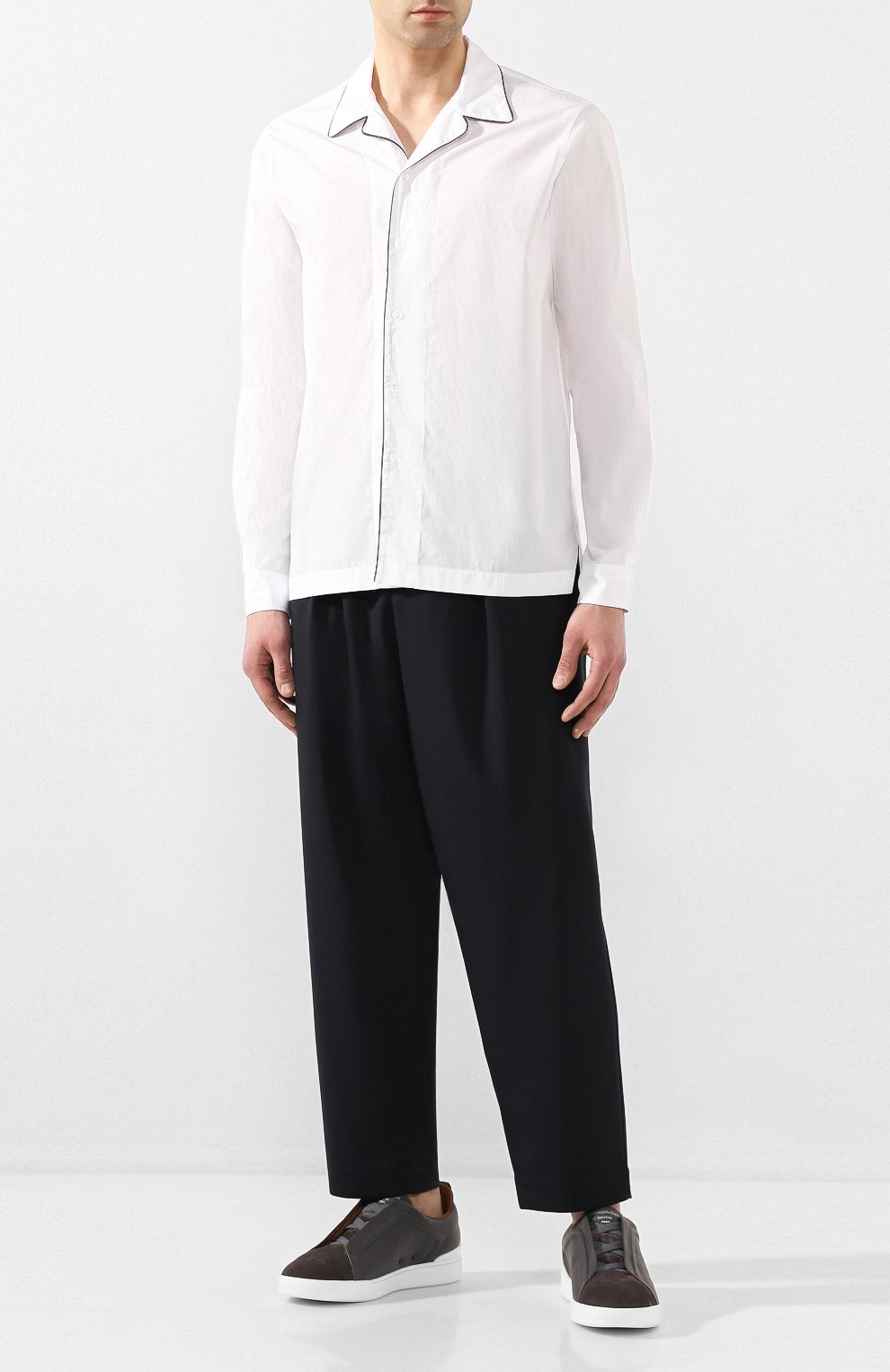 Хлопковая рубашка GIORGIO ARMANI, арт. 0SGCCZ29/TZ567, фото 2