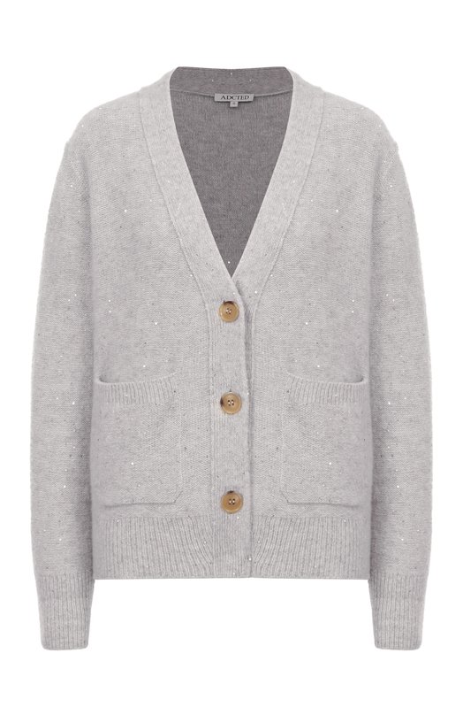 Кардиган из кашемира и хлопка Addicted MK900 SEQ-1 Серый MK900 SEQ-1