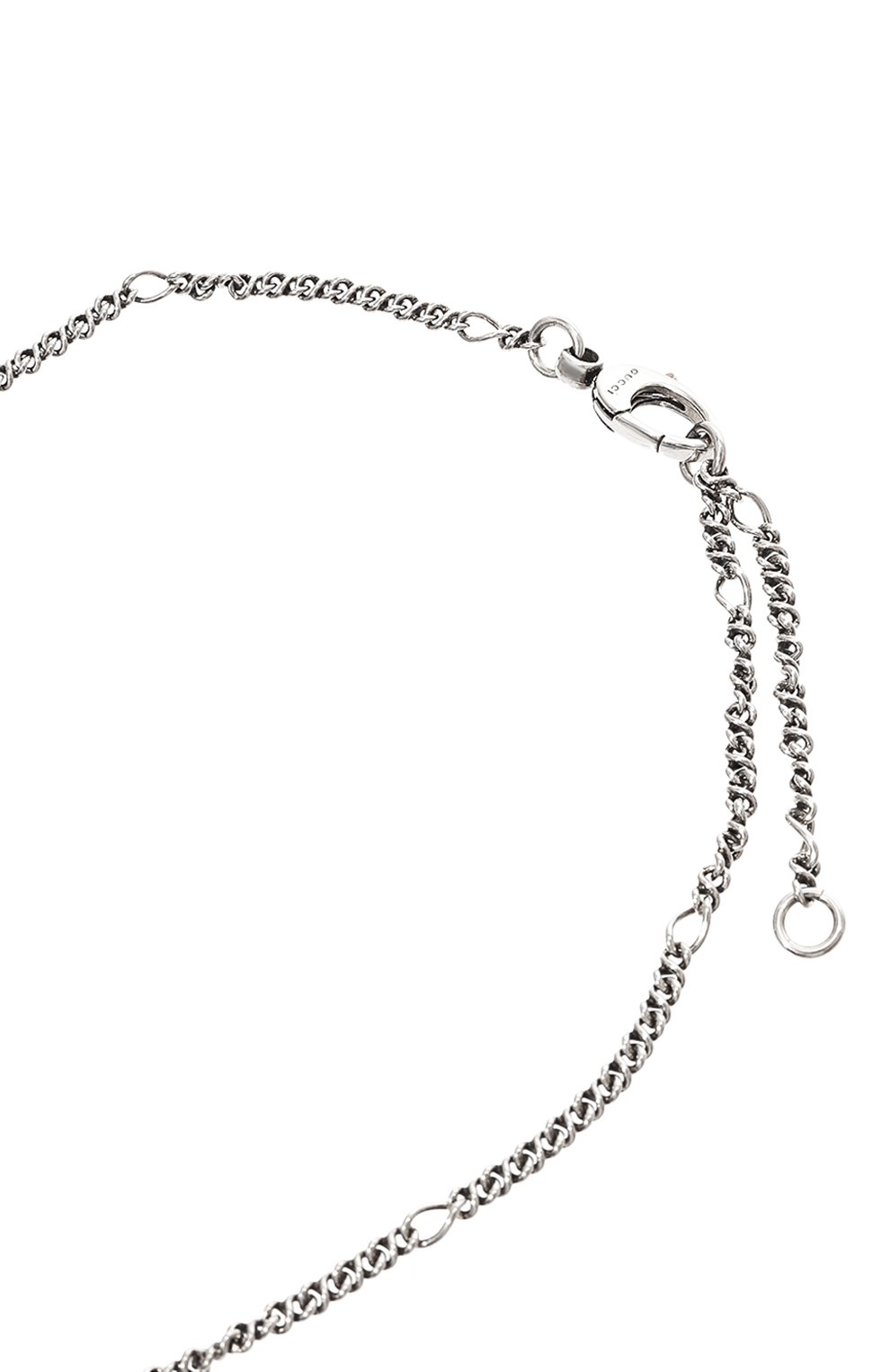Колье GUCCI серебряного цвета по цене 46080 руб., арт. 412885 J3F42, фото 4 Колье GUCCI, арт. 412885 J3F42, фото 4
