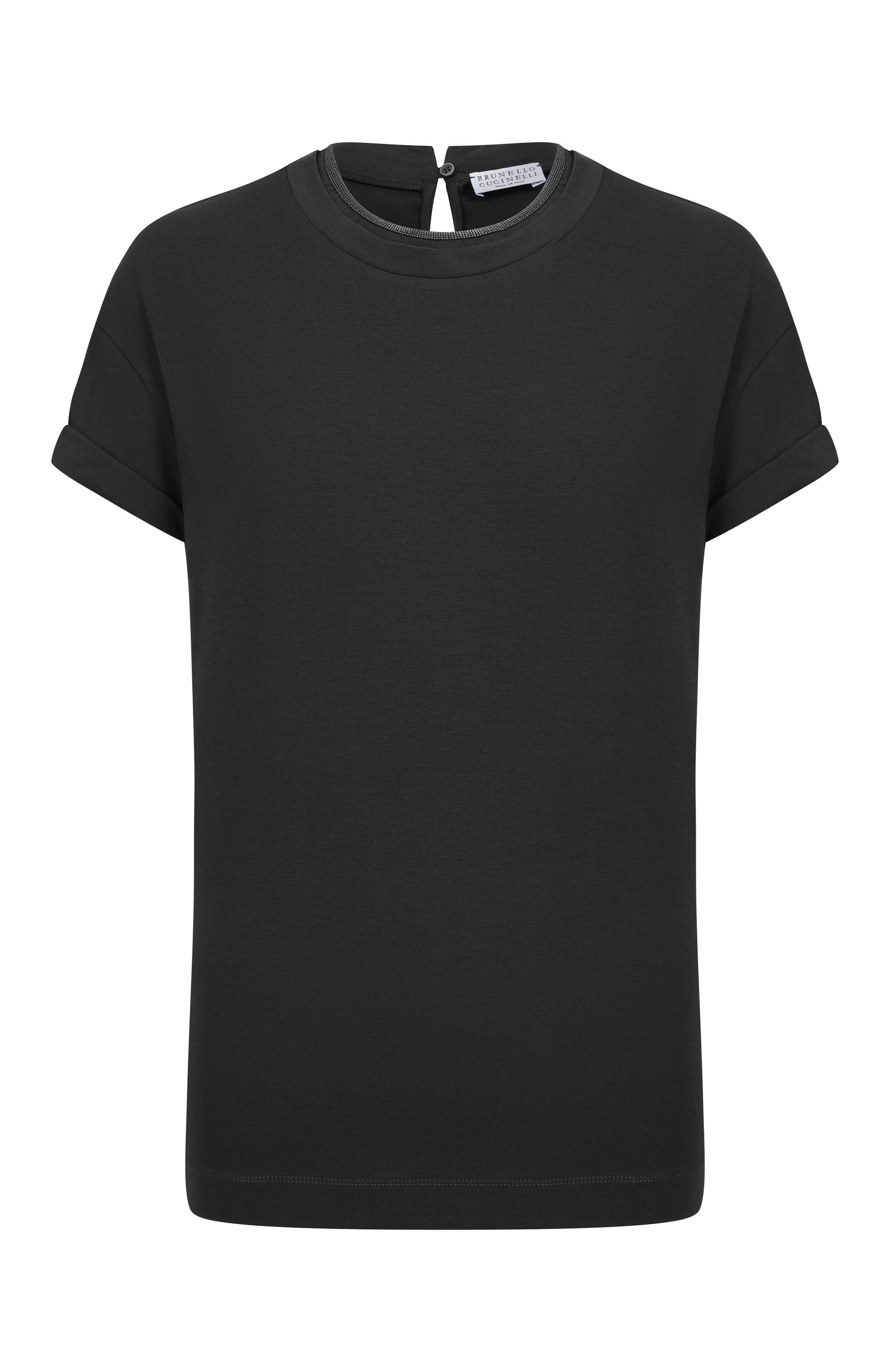 Хлопковый топ BRUNELLO CUCINELLI, арт. MPT18BD200, фото 1